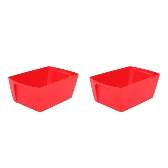 Raindrops 2-Pack Large Capacity Plastic Ice Buckets for Beer and Beverages, Freezer Safe Ice Holders for Parties and Gatherings