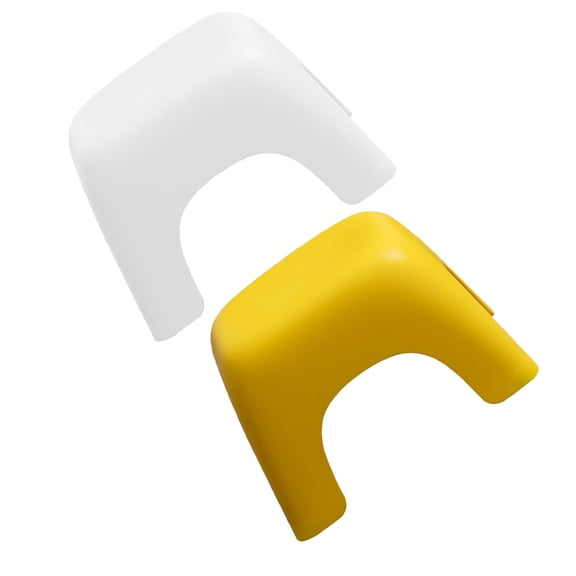 Raindrops 2Pcs Plastic Bathroom Sitting Stool Nonslip Assorted Color Step Stools