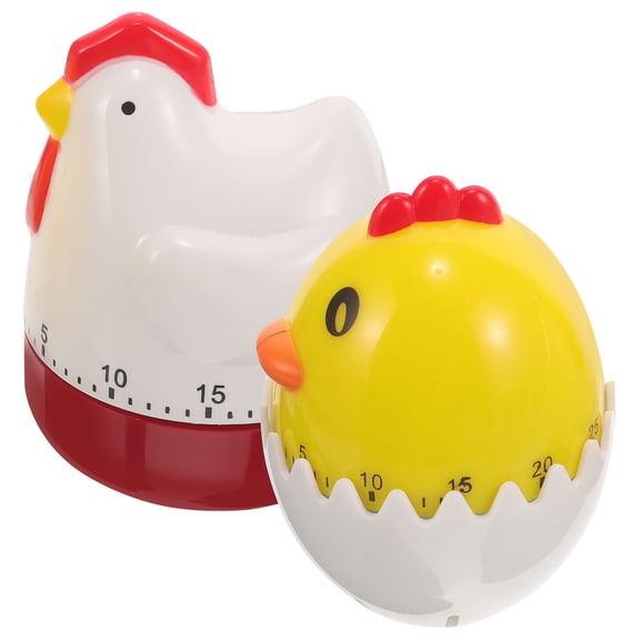 DEMACRIO Baking Timer Plastic 2Pcs 3.4x2.5x2.5in