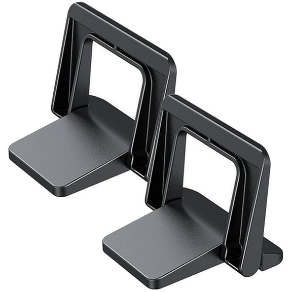 Raindrops Black Laptop Stand Riser 2-Pack Adjustable Stable Structure Back to School Essential Accessory