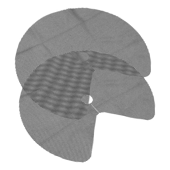 Raindrops 2-Pack Shelf Liners Non- Non-Adhesive Circular Shelf Mats for Cabinet Pantry Organizer Large Turntable