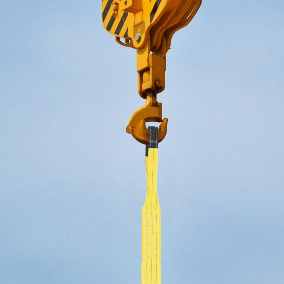 FOMIYES Yellow Polyester Lifting Strap for Car and Heavy Duty Moving