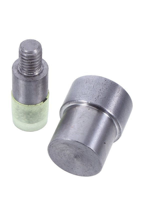 2-Pack Manual Hand Press Steel Rivet Dies for Hats, Tool for Crafting and Repairs