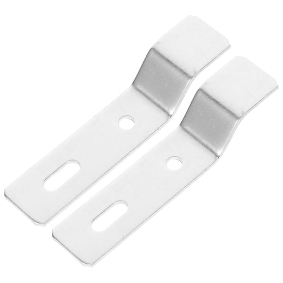 Raindrops 2-Piece Metal Urinal Hook Set with Modern Design, Construction, and Easy Installation for Bathroom Convenience