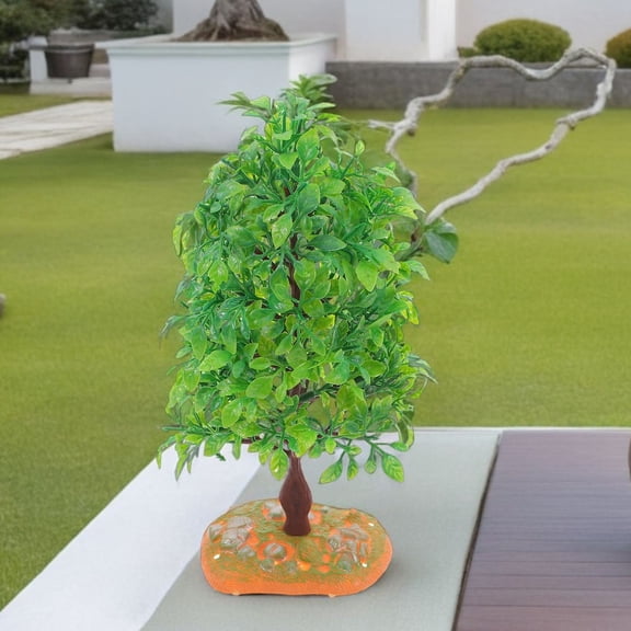 Raindrops 2pcs Mini Model Trees for Train Scenery, Green Plastic Craft Accessories for Diorama and Hobby Enthusiasts