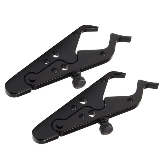 CHICHUMID 2Pcs Black Aluminum Motorcycle Cruise Control Throttle Clamp Reduces Hand Fatigue and Enhances Comfort