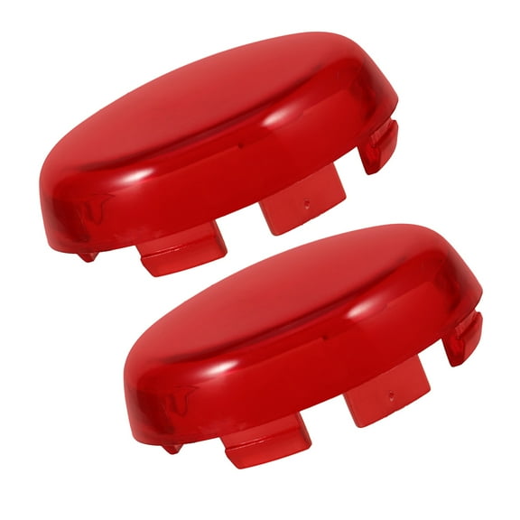 Raindrops Red Motorcycle Turn Signal Lens Covers for Enhanced Safety Plastic Material Stylish Design Easy Installation