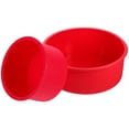thumbnail image 1 of Raindrops 2-Pack Non-Stick Silicone Round Cake Pans for Baking, Easy Release, Bakeware Set for Home Kitchen and Bakery Use, 1 of 7