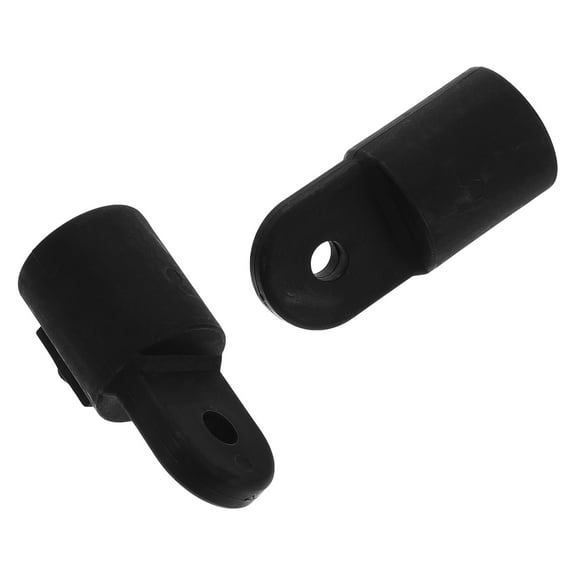 Raindrops Black Nylon Top Hardware Cap Fittings 2 Pieces Marine Boat Accessories