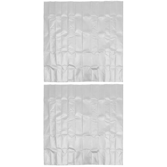 Raindrops 2pcs Outdoor Camping Fireproof Mat Barbecue Fireproof Blanket Outdoor Camping Supply for Outdoor