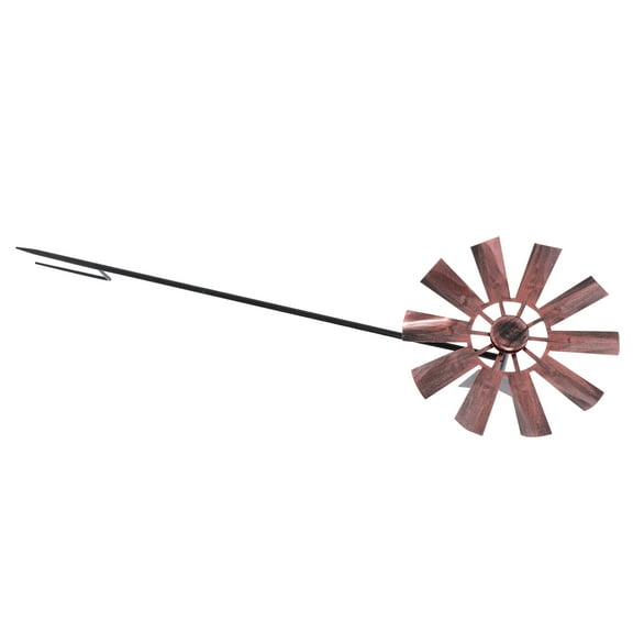 Raindrops 2pcs Outdoor Rotatory Windmill Garden Winnower Garden Scene Layout Windmill