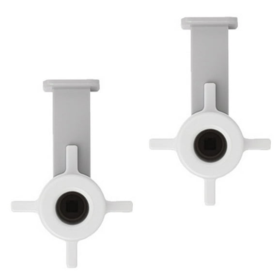 Raindrops Kitchen Rack White Plastic Paper Towel Holder 2Pack 4.3X2.8X4.3in