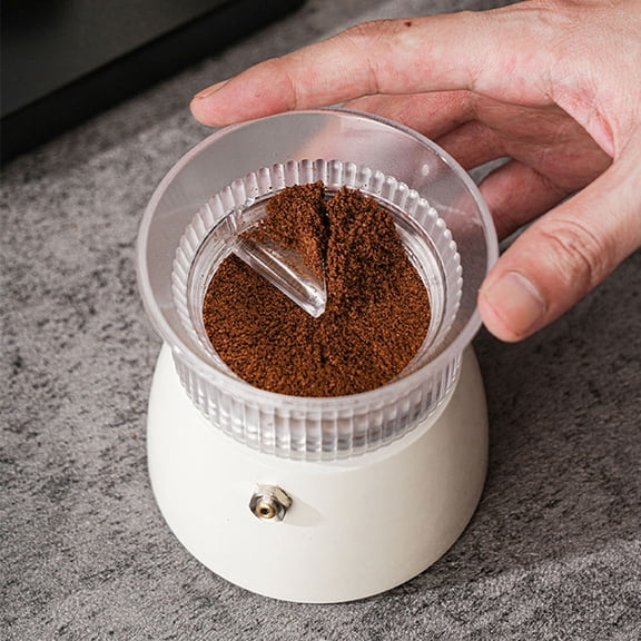 LABRIMP 2Pcs Universal Plastic Coffee Powder Dosing Ring Compatible with Single and Double Valve Coffee Pots