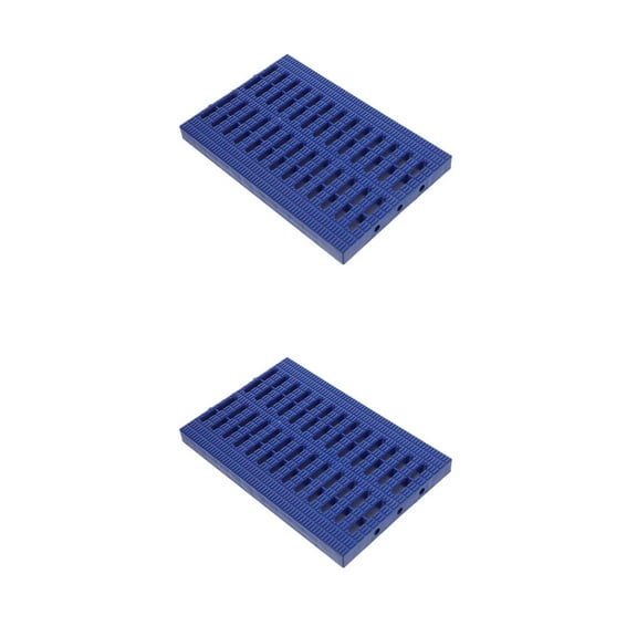 Raindrops 2pcs Plastic Trench Drain Grate 20x30.5x2.4cm Floor Drain Grate Polymer Drain Strainer Channel Drain Strainer for Kitchen and Outdoor Use