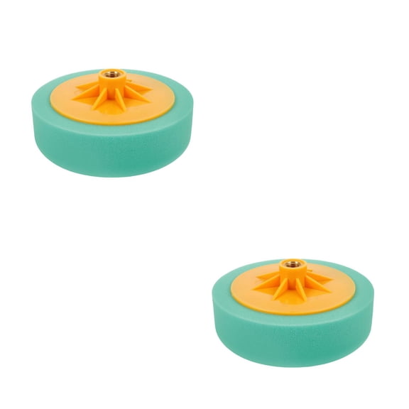 Raindrops Honeycomb Shape 2pcs Polyester Sponge for Car Wax Application Scratch Repair and Surface Polishing