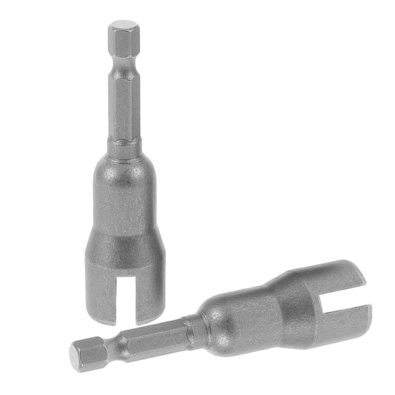 Raindrops 2pcs Wing Nut Driver Bit Socket Wrench Tool Set Power Adapter for Bolts