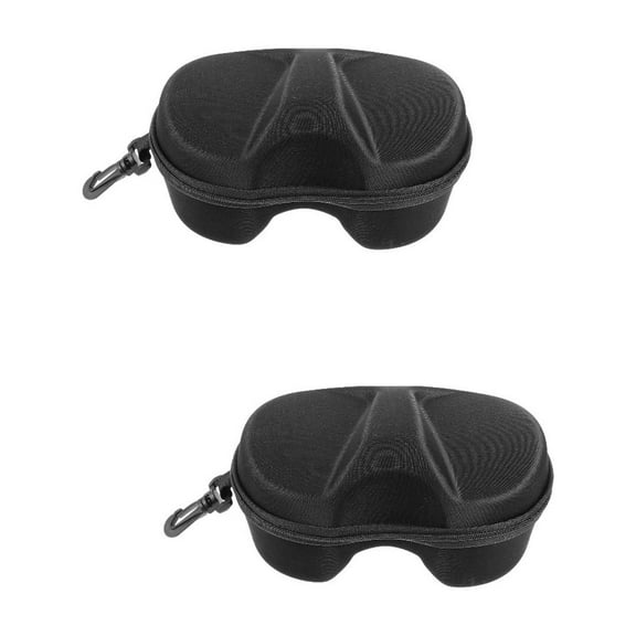 Raindrops 2pcs Practical Diving Mask Case Ski Goggles Box Shockproof Storage Case with Zipper
