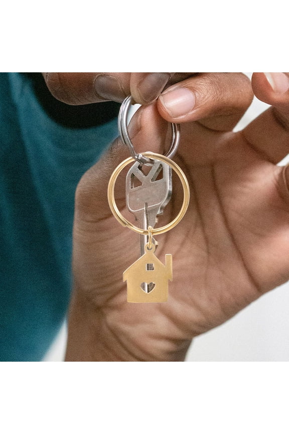 Metal Keychain Set 2-Pack Key Holders for Keys, Bags, Backpacks, and Everyday Accessories