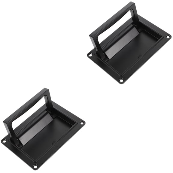 Raindrops 2pcs Recessed Door Handle Pocket Door Handle Flush Mounted Door Handle Door Pull