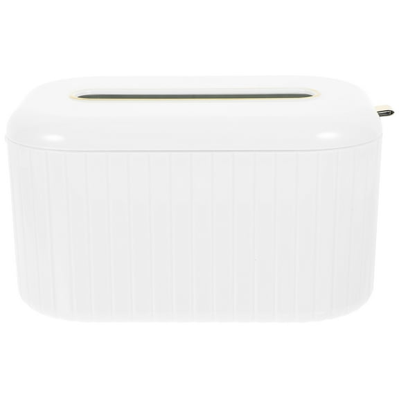 Raindrops 2-Pack Rectangular Napkin Holder Box, Spring Tissue Dispenser, Paper Storage Case for Kitchen and Bathroom