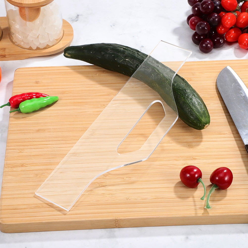 Raindrops Acrylic Cutting Board Template with Handle Design for Kitchen