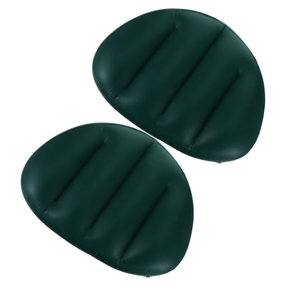 CHICHUMID Dark Green PVC River Boat Inflatable Seat Comfortable for Long Use 2Pcs