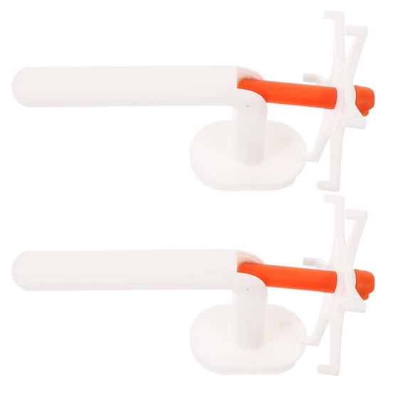 CRILSTYLEO Kitchen Hook Key Holder Plastic Towel Storage Homeowners Kitchen Use 2Pcs