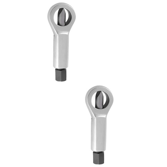 Raindrops 2pcs Rust Nut Separator Nut Splitter Nut Breaker Heavy Duty Steel Silver (3 Nut 16-22MM)