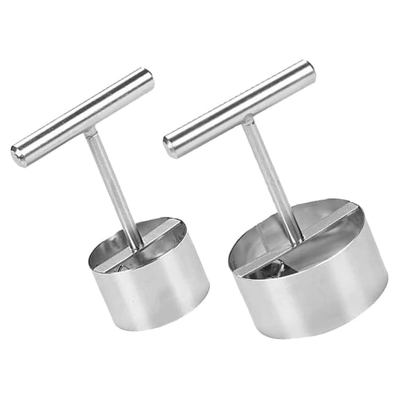 FOMIYES 2-Pack Heavy Duty Fruit Corer Set with Comfortable Ergonomic Handles for Quick and Easy Kitchen Fruit Core Removal