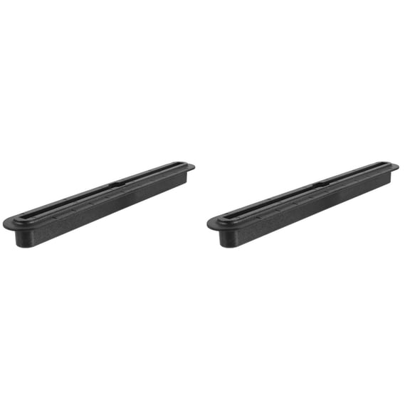 FOMIYES Black PVC Surfboard Fin Box Universal Compatibility for Paddleboards 2Pcs