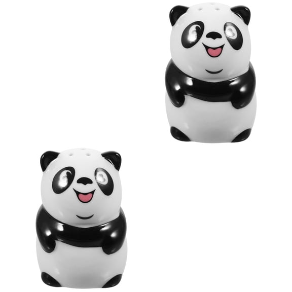 Raindrops 2-Pack Cute Cartoon Panda Toothpick Dispensers, Fun Toothpick Holders for Kitchen, Dining Table, Home Use