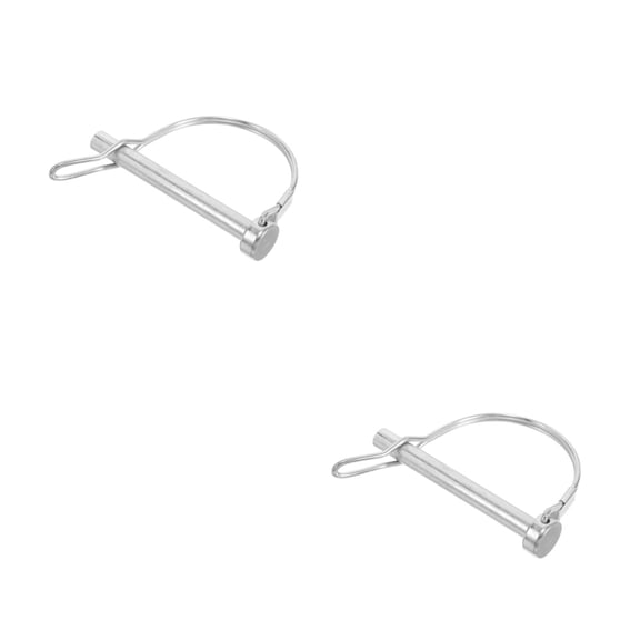 FOMIYES Trailer Coupler Locks 2Pcs Stainless Steel Safety Pins for Home Durable and Strong Metal Build