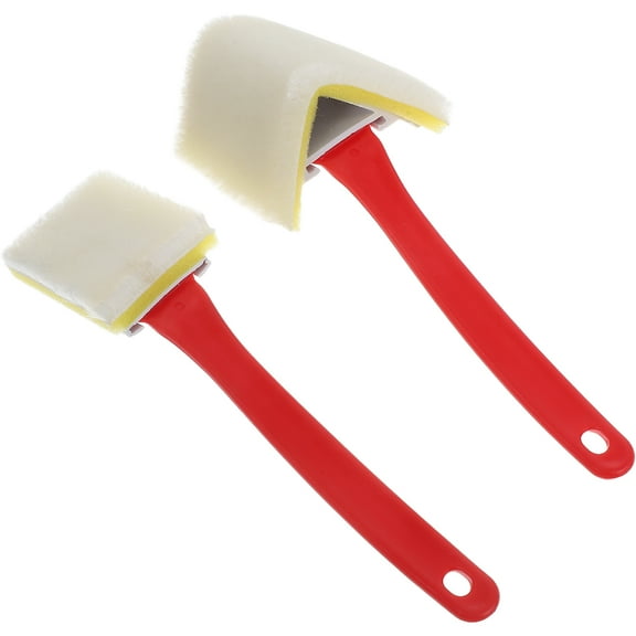 Raindrops 2pcs Triangle Wall Edge Painting Brush Trim and Corner Paint Tool Wall Trimming Tool for Wall Trimming Corners Home Improvement