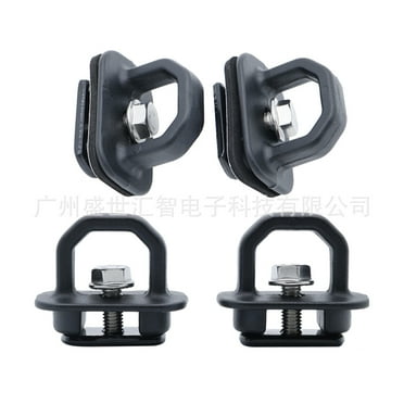 Raindrops 2pcs Truck Bed Hooks Universal Cargo Tie Down Anchors Heavy Duty Tie Down Anchors Tow Hook Support Bracket Locking Trailer Hitch Pin for Pickup Trucks