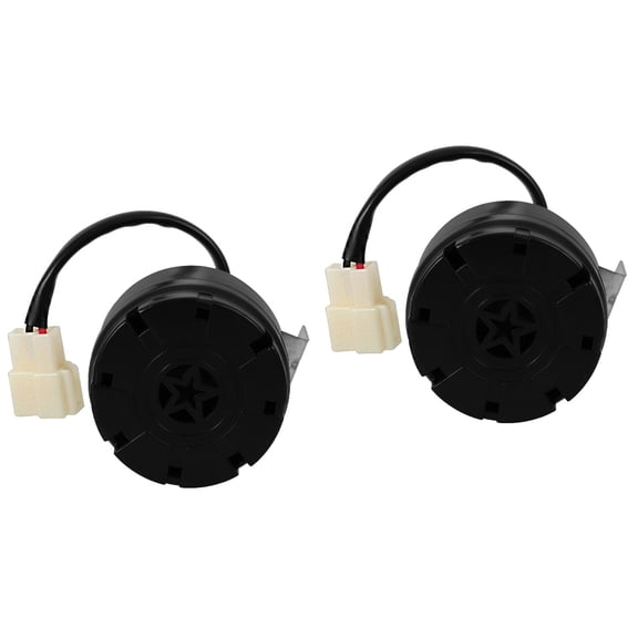 LABRIMP Truck Backup Alarm 2Pcs Black Plastic Reverse Beeper for Car Use