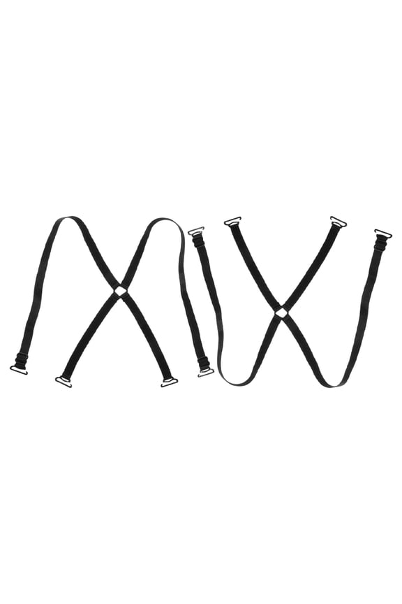 2pcs Underwear Bra Shoulder Straps Cross Back Bra Straps Adjustable And Invisible For Lingerie Dresses Decorative Swimsuit Straps Replacement