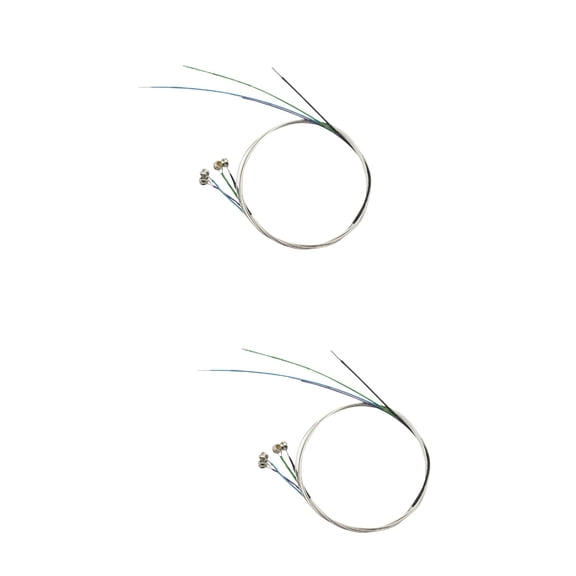Raindrops 2pcs Violin String Fiddle Strings Steel Core Wound Wire Musical Instrument Parts Accessories Universal Full Set for Violin