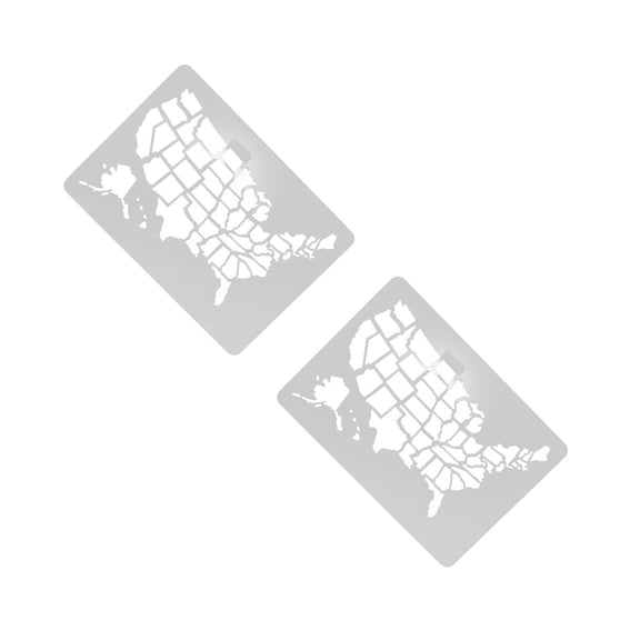 Raindrops 2pcs Wall Decorating Stencil Template For Paint Spraying Multifunctional Stencil Diy Supply