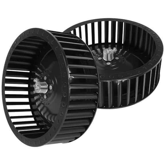 SHOWERORO 2Pcs Durable Metal Blower Wheel for Kitchen Range Hood Exhaust Fan Motor Replacement