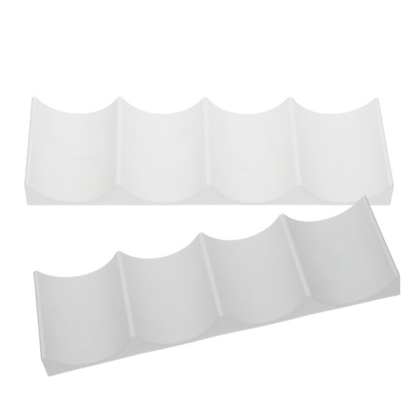 Raindrops 2pcs Wine Bottle Display Stand Wine Bottle Storage Organizer for Fridge Drink Holder Countertop Wine Display Rack Storage Organizer