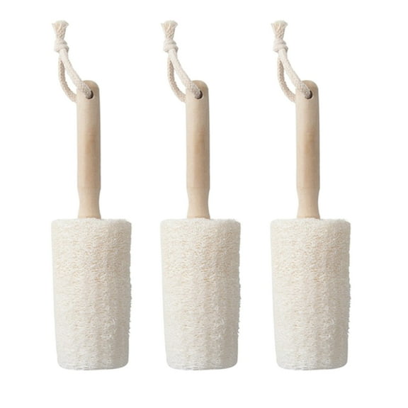 Raindrops 3 PCS Loofah Dish Washer Water Bottle Tablets Cleaning Baby