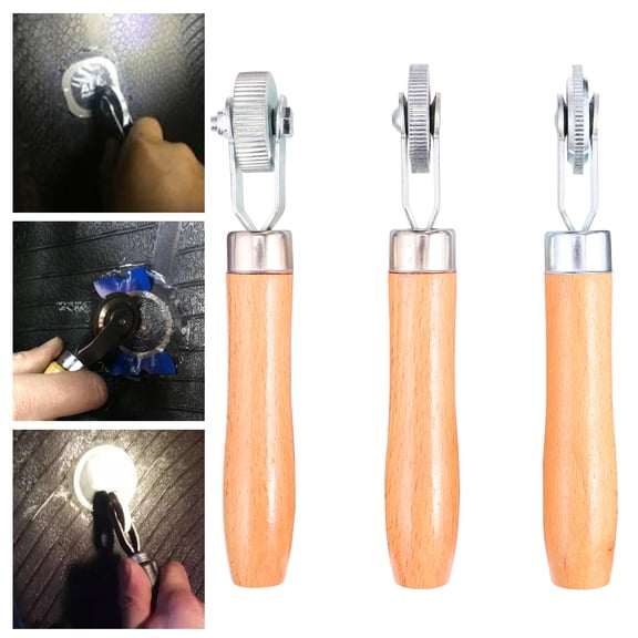 NIAIZEK Tire Repair Patch Kit High Hardness Wear Resistant Material 3 Pieces for Car Tire Maintenance