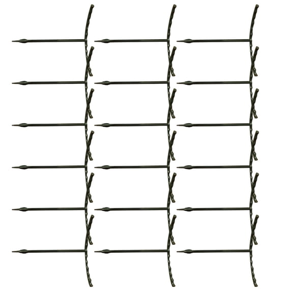LABRIMP 3Packs Durable Plastic Plant Support Rack Green U Shape Stand for Gardening Vertical Climbing Plants