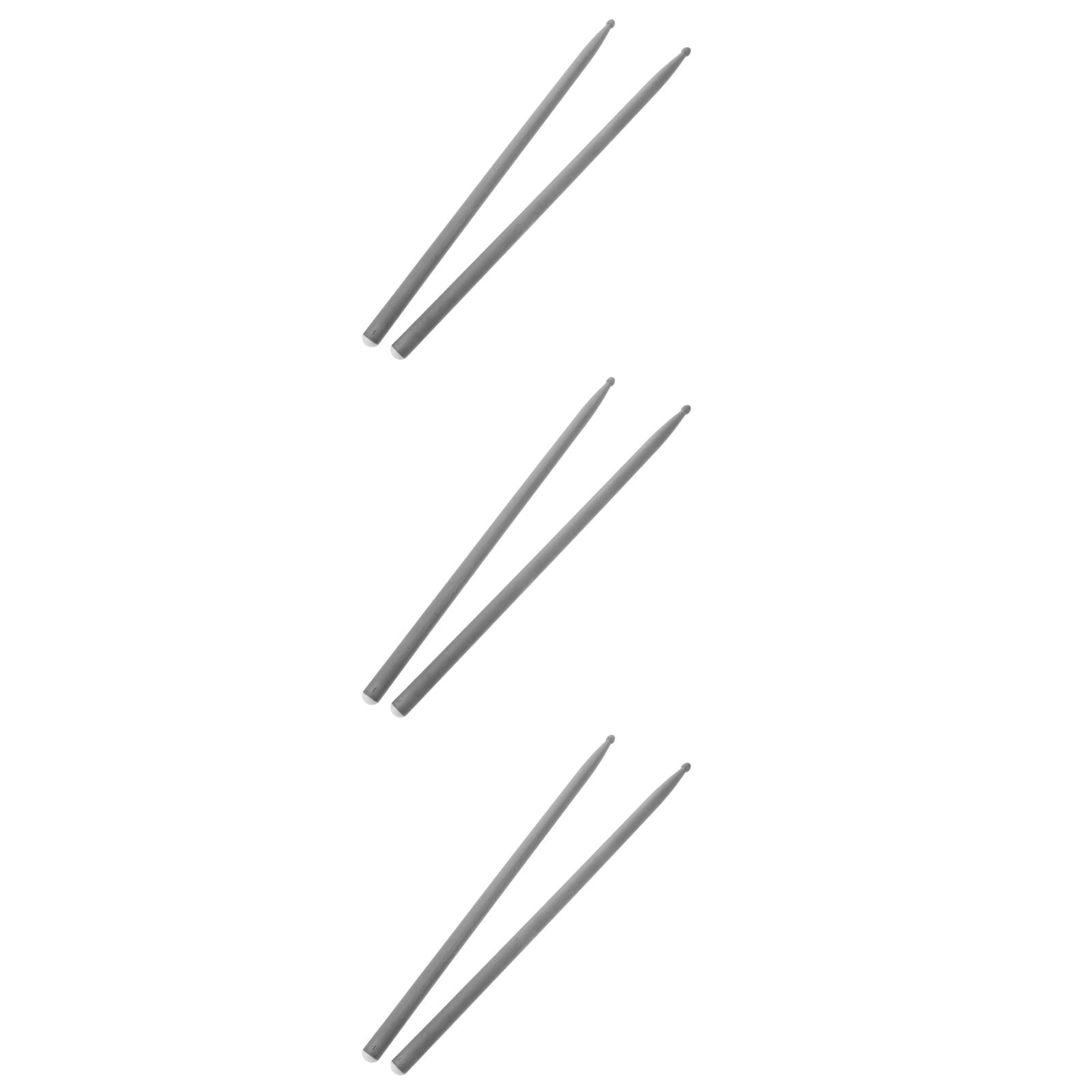 Raindrops 3 Pairs Carbon Fiber Drumsticks Set, Anti- Percussion Sticks for Drummers, Musical Instrument Accessories