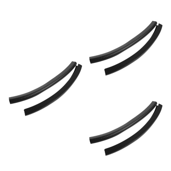 Raindrops 3 Pairs Skateboard Deck Edge Bumper Skateboard Deck Guards Skateboard Deck Edge Cover Protectors for Skateboard Deck Protections Gear 35cm