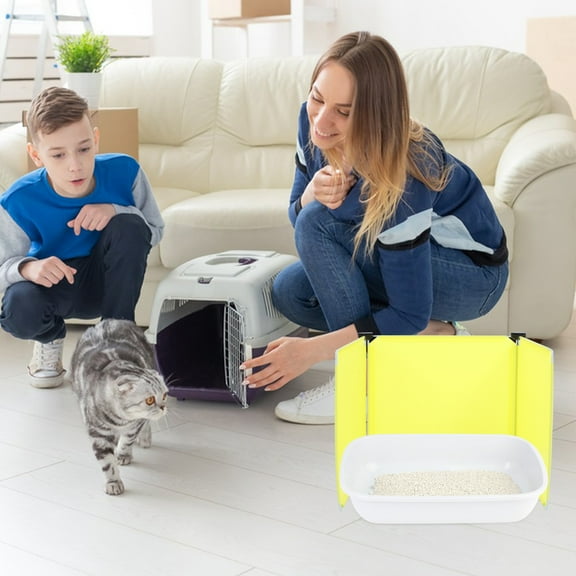 Raindrops 3 Pcs Accessory Cat Litter Box Splash Guard Travel