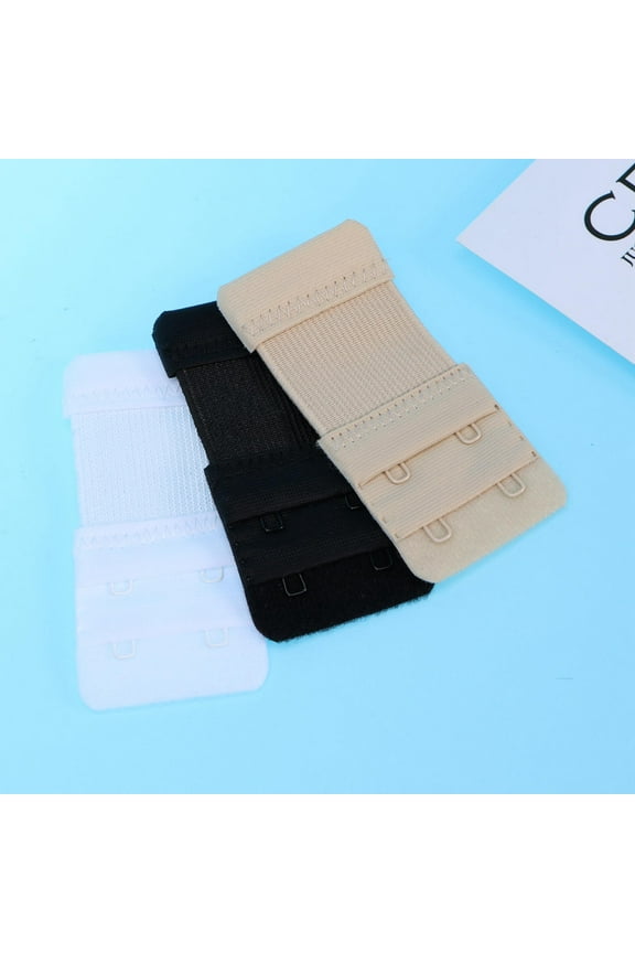 3 Pcs Bra Extension Strap Extender 2 Hook Long Elastic Extenders Miss