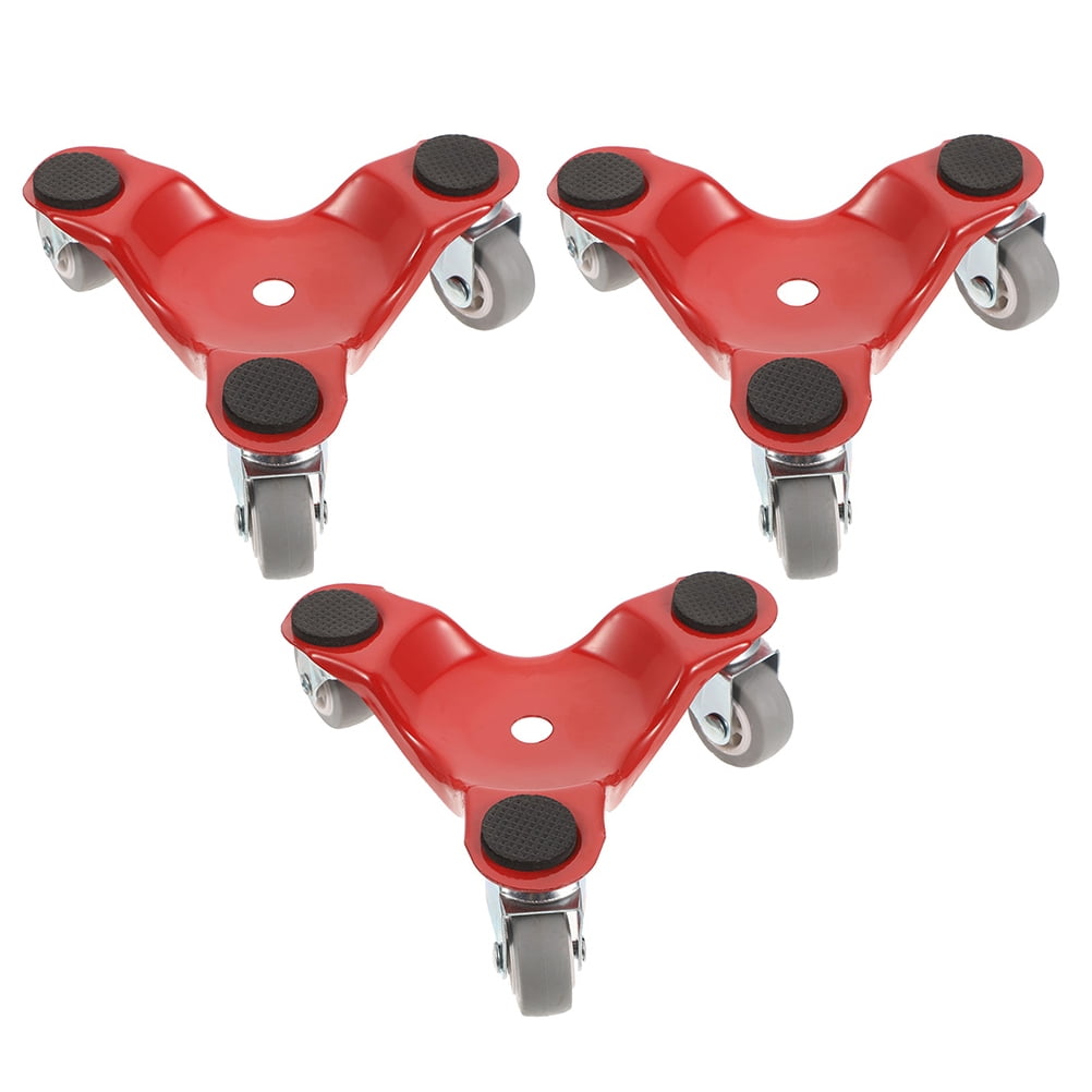 Raindrops  3 Pcs Caster Wheels Furniture Moving Sliders Artifact