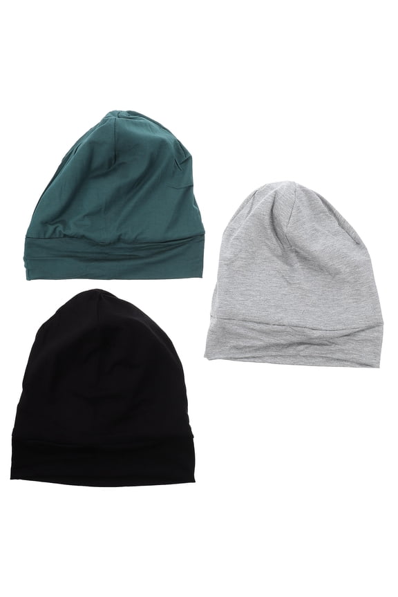 3 Pcs Chemo Hat for Women Night Supple Hair Caps Radiotherapy Treatment Woman