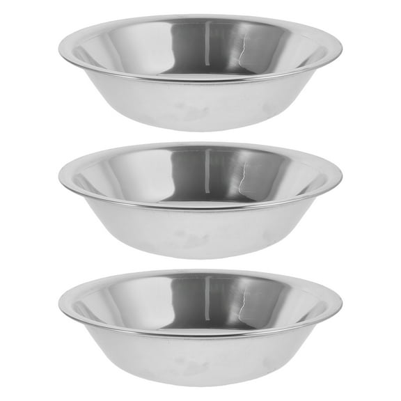 Raindrops 3 Pcs Cooking Prep Bowl Stainless Steel Vegetable Basin